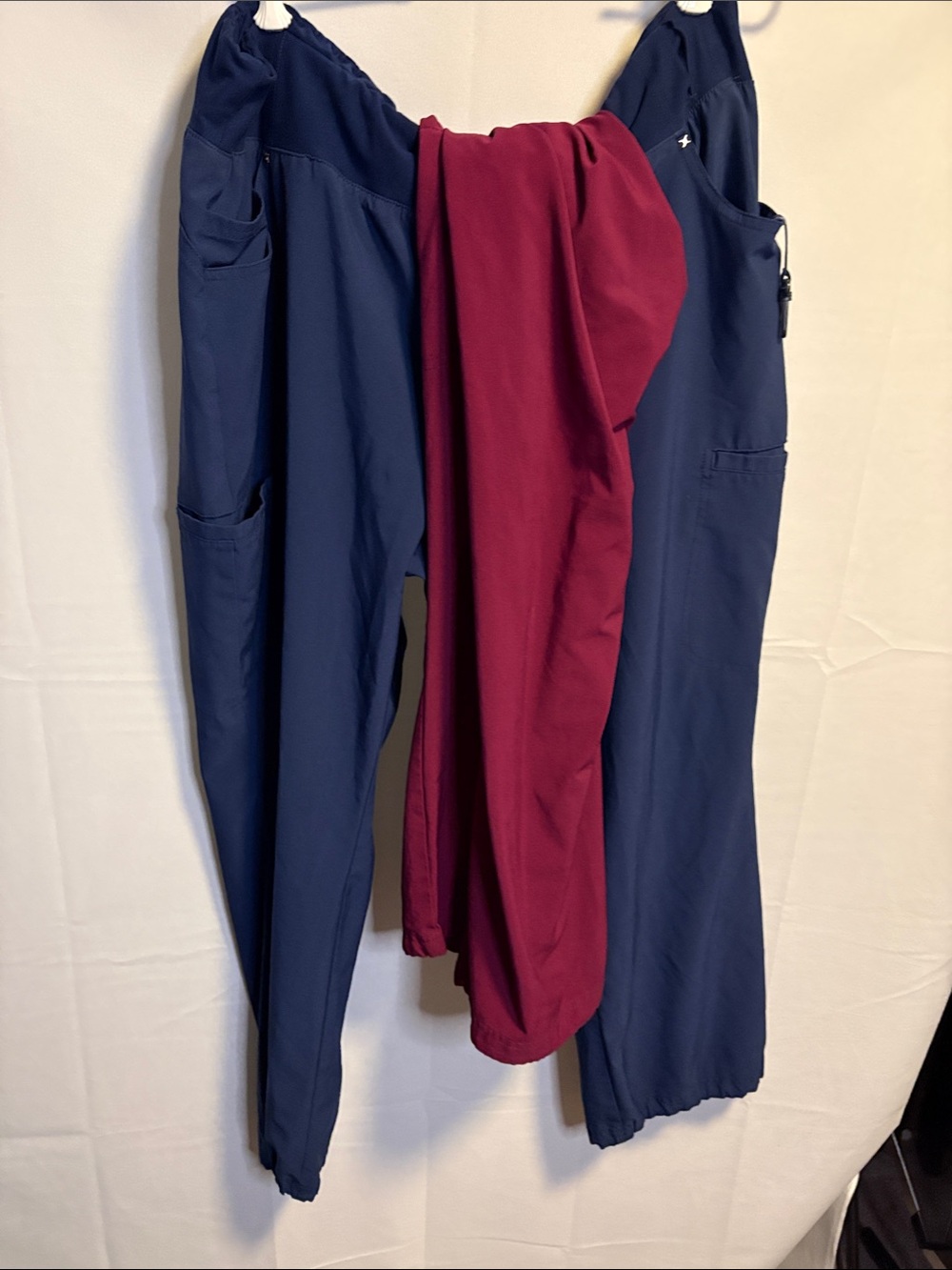 Cherokee Navy & burg scrub pants by Cherokee